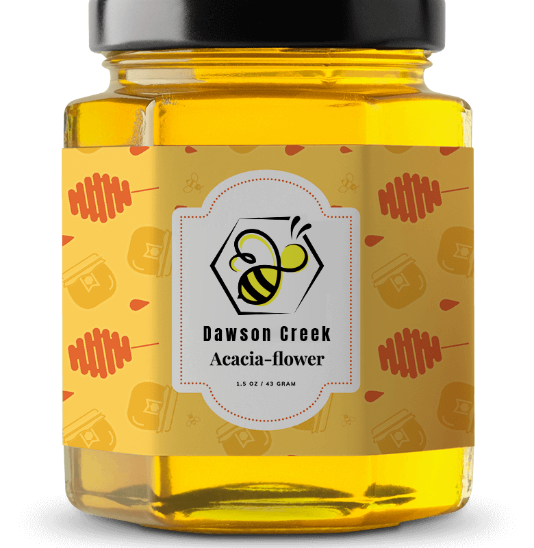 Acacia flower honey
