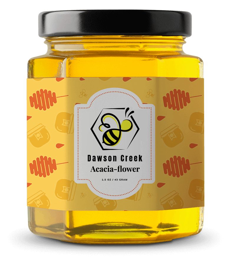 Acacia flower honey